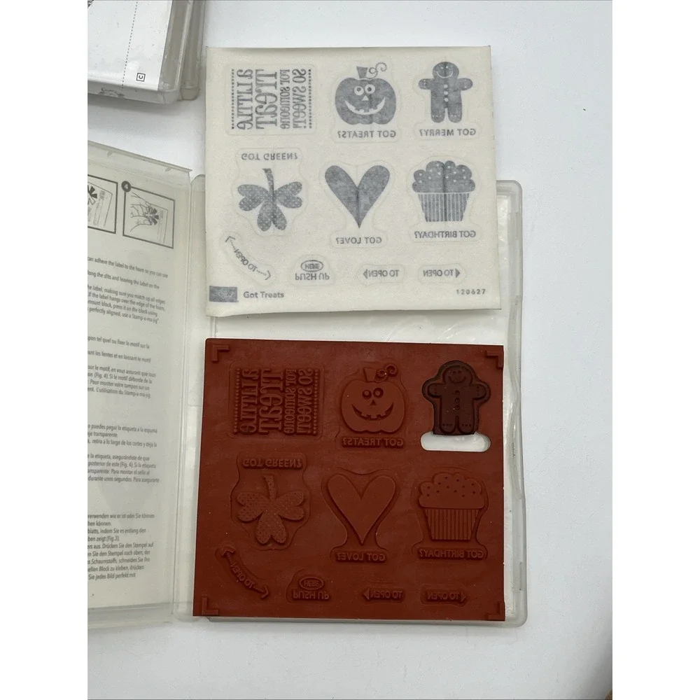 Mixed‎ Lot Cling Rubber Stamps Stampin' Up Hero Arts TPC Studio